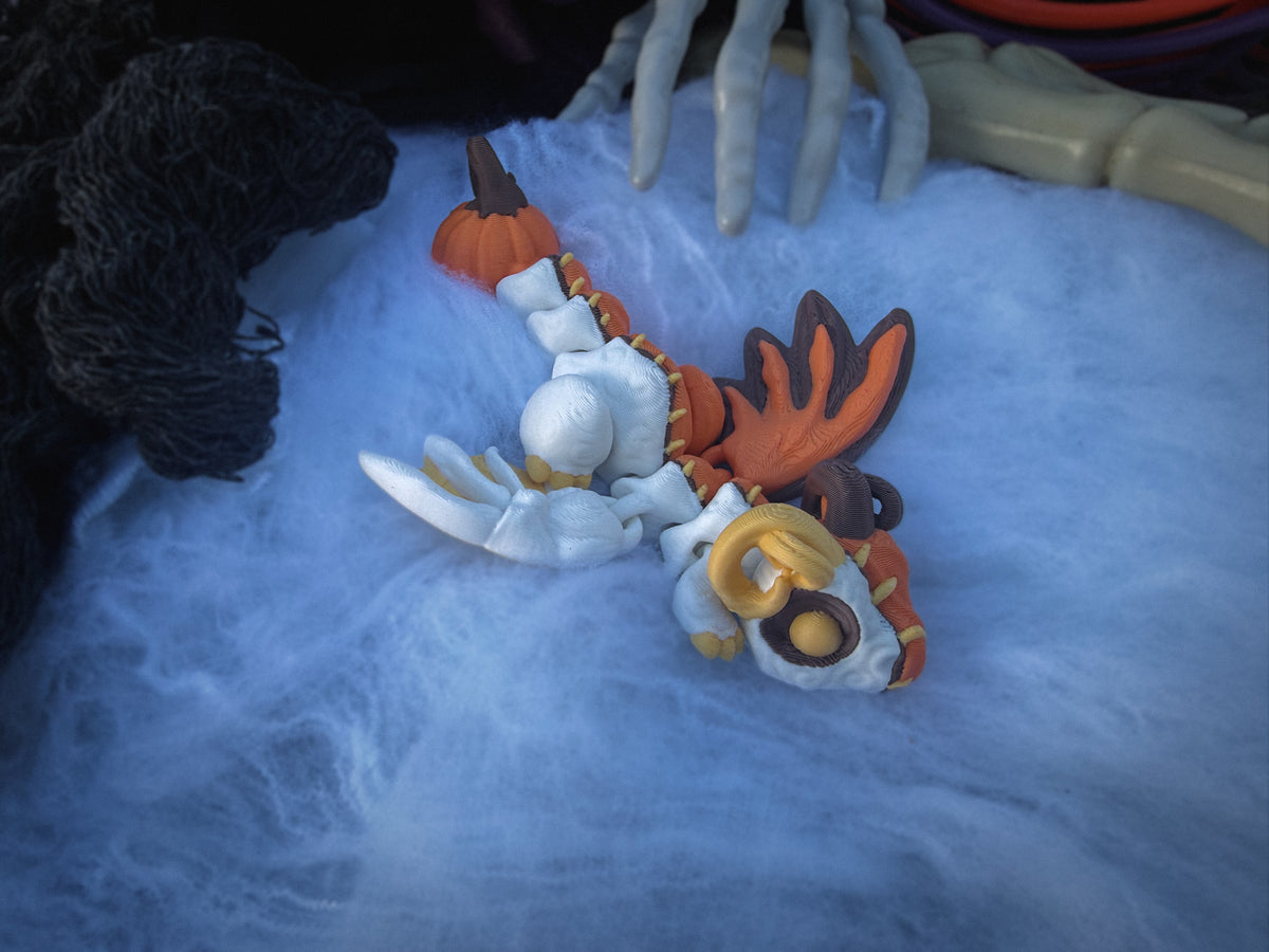 Salem the zombie dragon mini print - Patreon only